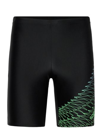 Mens Medley Logo Jammer Black Speedo