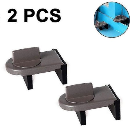 Glidende vinduesstopper sikkerhedslås til dørkarm skabslåse stropper skydedøre sikkerhed tyverisikringslås til børn