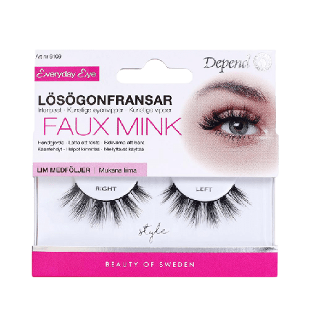 Depend Lösögonfrans Style Lösögonfransar & färgning Unisex Svart ONESIZE