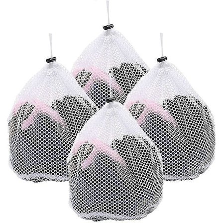 Vaskenet, 4 Stykker Vasketaske, Vaskenet Til Vaskemaskine, Vaskenet, Mesh Vasketaske Til Undertøj, Skjorter, Strømper, Undertøj - ya