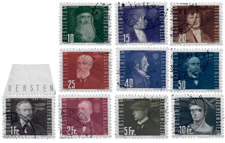 Liechtenstein 1948 - MICHEL 257/266 - Stemplet