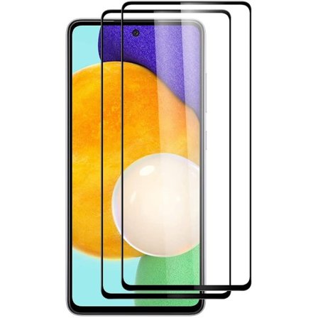 Samsung A52 / A53 - 2-pakning Fullt dekkende skjermbeskytter i herdet glass