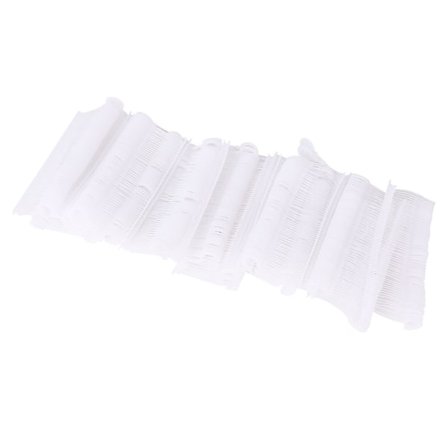 1000 kpl PP-muovia läpinäkyvä ripustus hintalappu koukku vaatteet kengät tarvikkeet (35 mm)