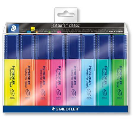 Staedtler Surligneurs Textsurfer Classic lot de 8