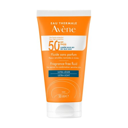 Avène Fluido Senza Profumo SPF 50+ Solare Viso 50ml