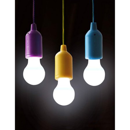 3 LED Bærbare Ledningslamper Retro Spotlight Telt Camping Camping C