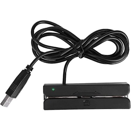 Magnetisk Kortläsare, Magnetisk Stripe-skrivare, Usb Msr90 3 Spår Hi-co Magnetisk Stripe Kreditkortsläsare