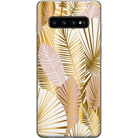 Kompatibelt Mobildeksel til Samsung Samsung Galaxy S10 Gull