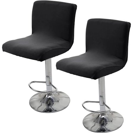 Stretchable Bar Stol Trekk, 2Pcs Spisestol Setebeskytter, So