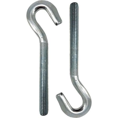 Krokbolt M10 krokskrue - Trådlengde: 70 mm - Pakke 2 - Ideell fo