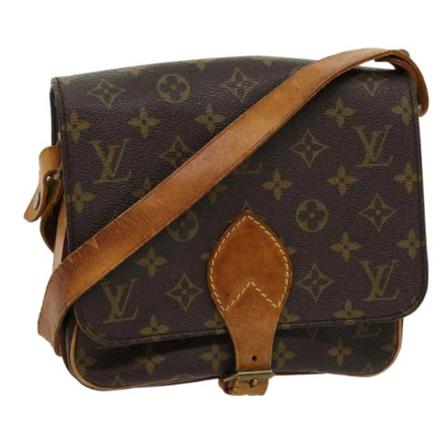 Louis Vuitton Vintage, Pre-owned Canvas louis-vuitton-bags Bruin, Dames, Maat:ONE Size