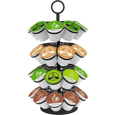 Kaffeboxstöd, förvaring för kaffekapslar kompatibel med K-koppar