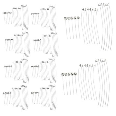600 st Lågrök Naturlig Ljusveke Med Vax Förvaxad Veke, Ljustillverkningskit