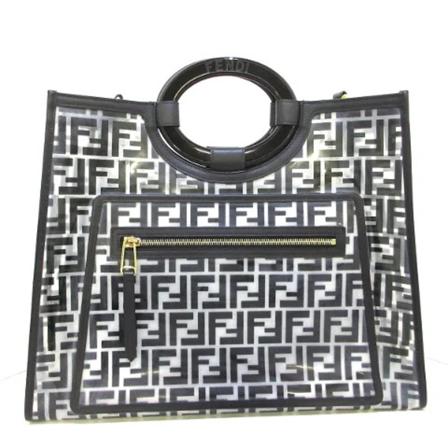 Fendi Vintage Pre-owned Vinyl totes Sort, unisex Vintage Tasker, Størrelse: ONE Size