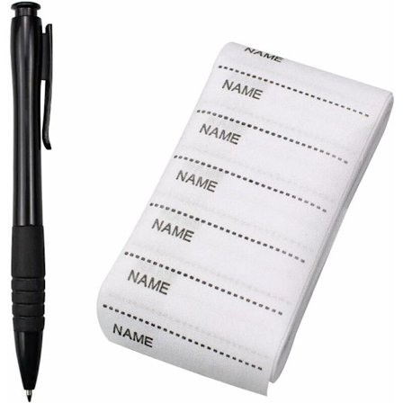 200 Stryke-på KlesmerkerE stoffmerkerE merkerE skolenavnE Stryke-på Personlige Merker for Barnehage og Skole