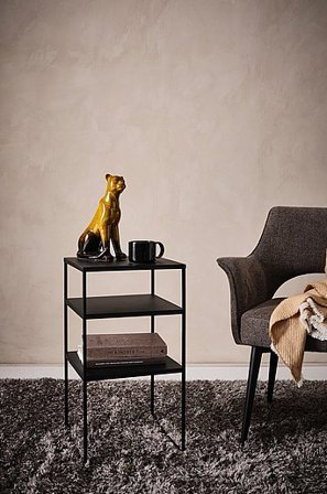 Jotex - Beistelltisch 35 x 35 Cm Schwarz - TIVERTON - Kaufe Beistell- und Ablagetische bei Jotex