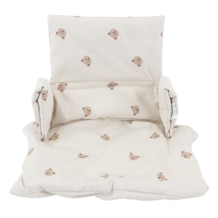 Blød højstolssædehynde, bærbar perfekt gave til børns højstol, støttepude, nem at installere med tegneseriemønster, nylonstof