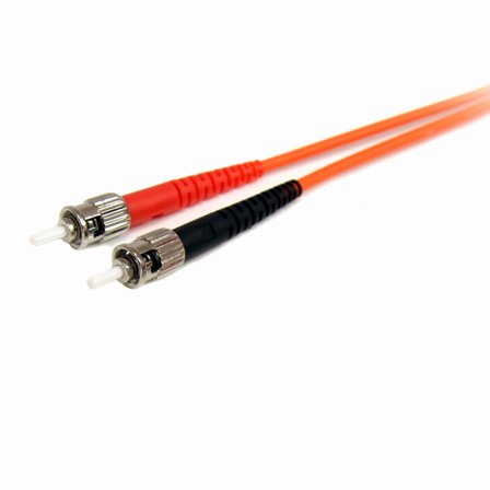StarTech 2m Fiber Optic Cable - Multimode Duplex 62.5/125 - LSZH - LC/ST - OM1 - LC to ST Fiber Patch Cable (FIBLCST2) - nettverkskabel - 2 m