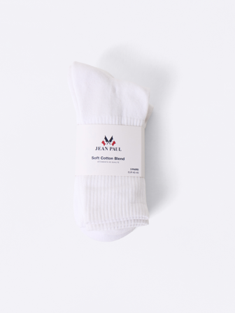 Jean Paul - 3 pk sportssokker - Herre - Hvit - Pysjamas & Undertøy - 40-45