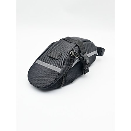 Cykelväska med reflex, vattentät cykelväska för bak, cykelväska för bakre sadel, med reflexremsor, sadelväska för utomhuscykling, MTB, landsvägscykel