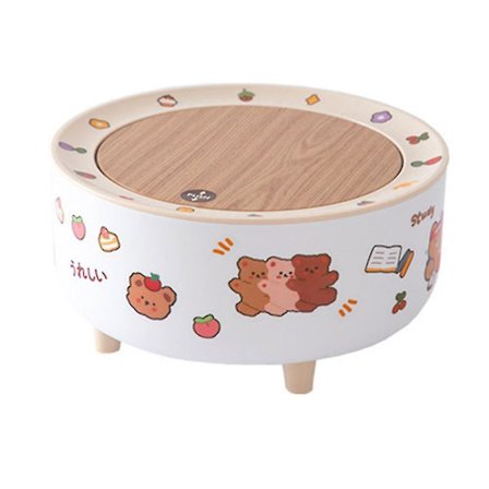 Piirretty Pöytä Monitoiminen Roskakori Koti Auto Säilytysastia Kansi Roska