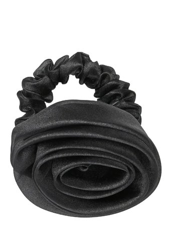 Becksöndergaard Organza Rosea Scrunchie - Black - ONE SIZE