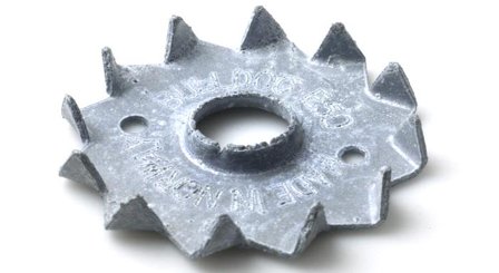 Arvid Nilsson 83416075 Hammaslevy Bulldog, 1-puolinen, FZV 75x16 mm, 100 kpl, Kiinnitys