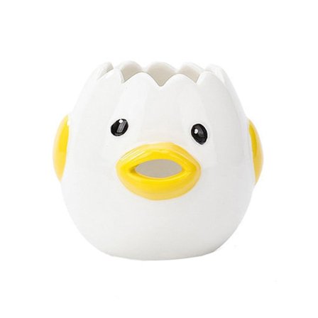 Æggeseparator, Keramisk æggeblomme æggehvideseperator, Bærbare køkkenudstyr bageværktøj