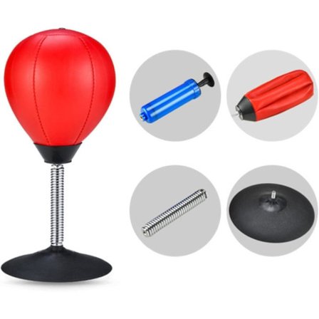 Bordspunchboll med Sugkoppar för Bord och Bänkar Uppblåsbar Punchboll Boxning