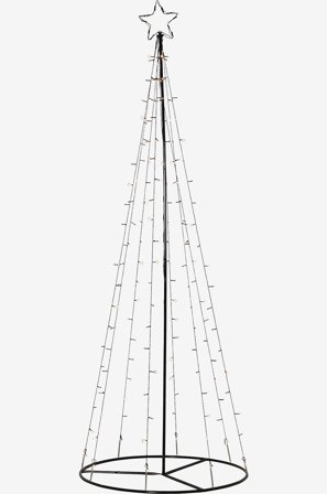 Star Trading - Light Tree koristevalo ulkokäyttöön - Musta - Jouluvalot ulkokäyttöön - - Homeroom