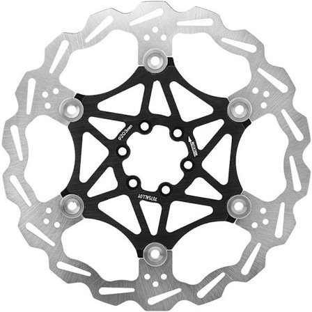 Bromsskiva med bultar 203 mm Flytande Rotor för Mountainbike Svart-203 mm 203 mm Flytande Rotor 203 mm Bromsskiva