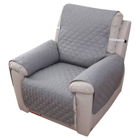 Seater Relax-nojatuolin suojus, vedenpitävä recliner-sohvan suojus makuuhuoneeseen (harmaa) KLB