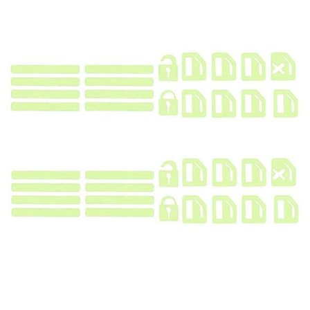 Selvlysende knap-klistermærke til bilrude til Accent Ix35 Coupe I20 Ix25