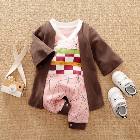 Mub- Custom kids cosplay clothing 0-1 year old baby one-piece Japanese anime cosplay baby clothes personality romper costume
