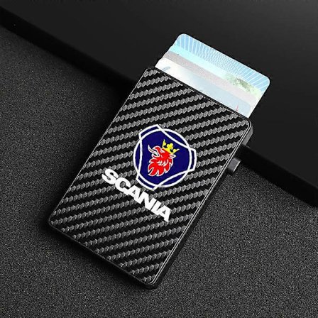 Scania K250 K280 K310 K320 K490 SERIE G P S RFID Tyverisikret Carbonfiber Luksus Kort Holder Bank Kredit Pop Up Tegnebog