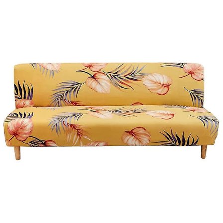 Sofftrekk uten armlener, stretch, armløs sofadekke, 1-seters sofabeskytter