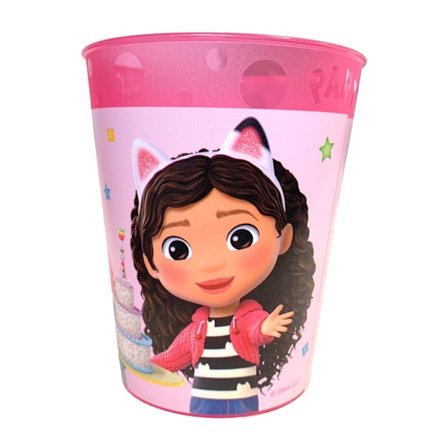 Gabby's Dollhouse vänner mikropremium plastmugg 250 ml