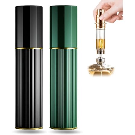 2 stk. parfume-forstøvere, genopfyldelig rejse-parfume-flaske, bærbar duft-forstøver, cologne-rejseflaske, tom parfume-spray til
