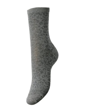 Pcsebby Glitter Long Aop Socks Noos Bc Grey Pieces