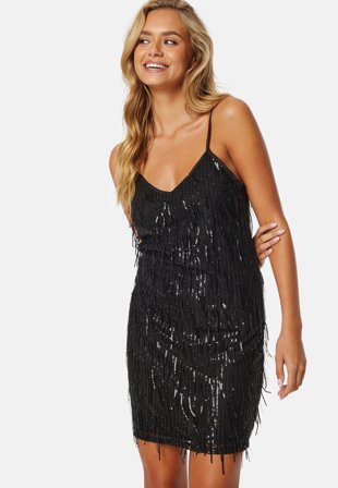 ONLY Spacy Strap Short Dress Black Detail:BLACK S Klær