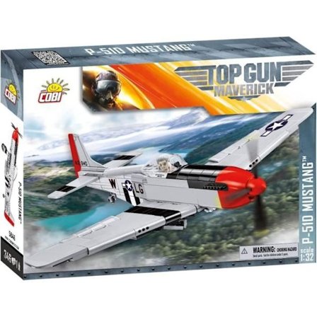 Modell - COBI - P-51D MUSTANG TOP GUN MAVERICK - 584 delar - Plast - Att bygga själv