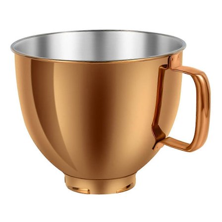 5 QT Røreskål i rustfrit stål, kompatibel med Artisan&Classic 4,5-5QT vippehoved-mixere K45 KSM70 KSM150