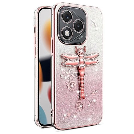 KADEM Honor 400 Lite 5G -puhelimen suojakuori, sudenkorentoteline, TPU-kukka, salamakuviollinen puhelimen suojakuori