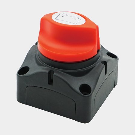Interruptor principal 1852-Marine, 12 - 48 V, 275 A, con llave