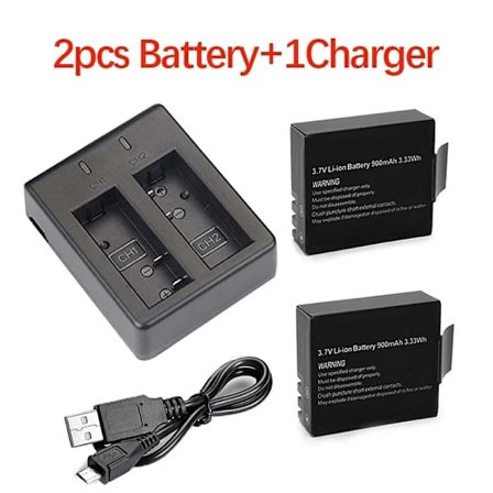 3,7V 900mAh Li-ion genopladeligt batteri til SJCAM SJ4000 WiFi SJ5000 WiFi SJ6000 SJ7000 WIFi M10 SJ5000x Sport Action Camera DV