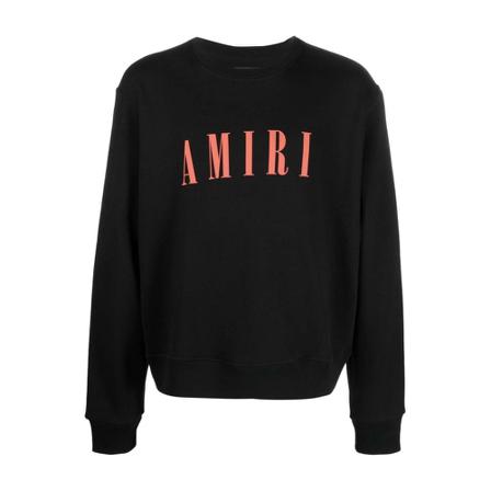 Amiri Strik Sort, Herre Sweatshirts, Størrelse: L