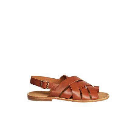 Anthology Paris, Banjul leather sandals Brązowy, Mężczyzna, Rozmiar: 45 EU