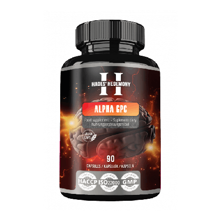 Alpha gpc 300mg 90 kaps (kilde til kolin) -økt konsentrasjon og hukommelse Hades Hegemony