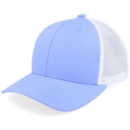 Equip - Blå trucker Keps - Kids Light Blue/White Trucker @ Hatstore