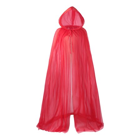 59 Inch Ghost Costume Hooded Cape